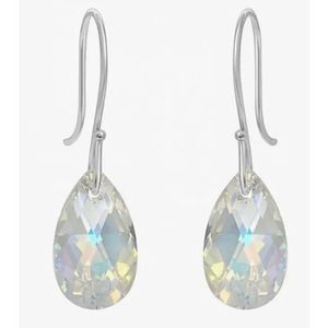 Crystal Aurora Borealis Briolette Drop Earrings